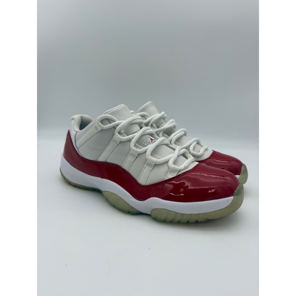 Nike Air Jordan 11 Retro Low Cherry White Varsity Red 528895-102 Mens 12
